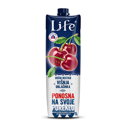 Sok visnja kas.50% premium Nectar Life1l