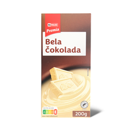 Cokolada bela Maxi 200g